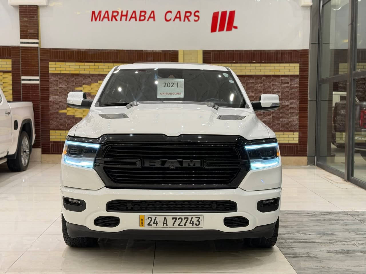 MARHABA CARS ERBIL
——————————
BRAND : RAM 1500
CLASS : SPORT
ENGINE : V8 - 5.7L - 4x4
STATUE : NO PAINT بدون صبغ
YEAR : 2021
PRICE : 37,000 $
COUNTER : 120,000 MILE
IMPORTING : وارد كندى
ADRESS : Erbil , أربيل شارع ١٠٠م صف دائرة گمرگ
FOR IFORMATION CALL US :
MARHABA CARS 
 📞 : ***********
