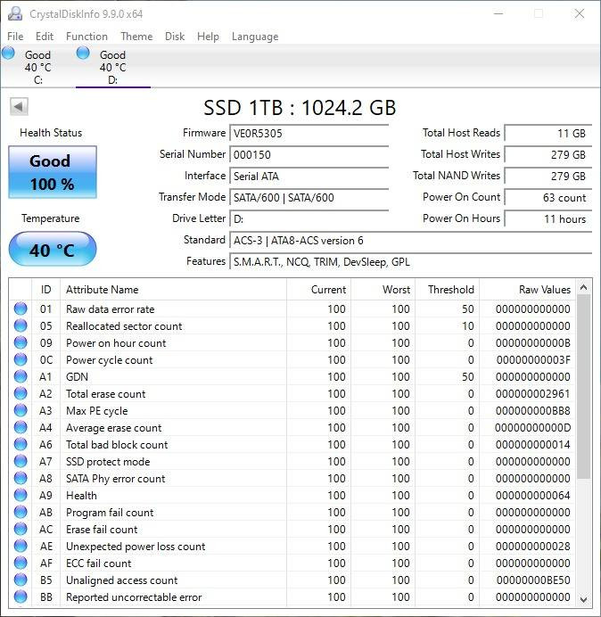 سلام عليكم شباب
M.2 ssd 1TB

ssd عادي مو هذا nvme سرعاته مثل ساتا شغال وشرط الفحص

سعرة 80 الف ومتوفر توصيل


**إذا كنت صاحب هذا الإعلان وتريد حذفه لأي سبب، رجاءا أرسل رسالة إلى الدعم الفني**