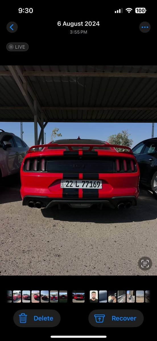 #موستنك_GT_اوتو_10_نمر_بسعر_كورلا_بعدك

#شاب_ظالم_نفسك_ليشش

للبيع – فورد موستنك 2021 GT Performance Package

‎• محرك 5.0 V8
• بدون إيرباك (فقط بردة)

• صبغ 5 قطع – طخات خفيفة، ماكو ضربة قوية
• التقرير قديم
• بيها لويات STEEDA من أمريكا
• شوتة GT350
• الدبل كهرباء 
• كيجات بالوسط
• ⁠بك لايت سموك اصلي بلادي اجه بيها 
مواصفات GT Performance Package (كاملة)
• MagneRide Suspension (دبل مغناطيسي)
• بريكات Performance أكبر وأقوى
• فجوج أعرض من العادية (تماسك أعلى)
•  ويل تو سايز بلادي 
• دفرنس Limited Slip
• نظام تعليق رياضي
• ثبات وتحكم أعلى باللفات
• وضعيات قيادة: Normal / Sport / Track
• إحساس تراك حقيقي مقارنة بالـ GT العادية

🔧 الحالة الحالية:
• كلشي مبدل جديد ومصروف عليها
• ماكو أي نقص غير دبل صفحة السائق فقط مدا الكي الصراحهز
• الباقي كله جديد لكن تحت الاستخدام
ملاحظات
تبقى ملاحظات بسيطة بالبدي لأن السيارة مو زيرو
السيارة جاهزة للفحص

ماشيه 65km

رابط صور ضرر
https://www.basha-auctions.com/TestConditionalReport.aspx?CarID=30643

مكانه البنوك

***********

#السعر_الطلب_في_التعليقات
