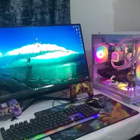 Ryzen 5 5600G • RX 5500 XT 8GB • شاشة 2K