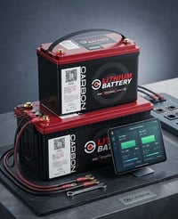 بطاريات ليثيوم • ماركة CARBON • 12V-200A