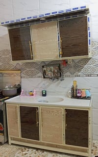 كاونتر سنك ملحق متر ونص تفصال للبيع مكانه بغداد جديده سعر75نهايته 0775...