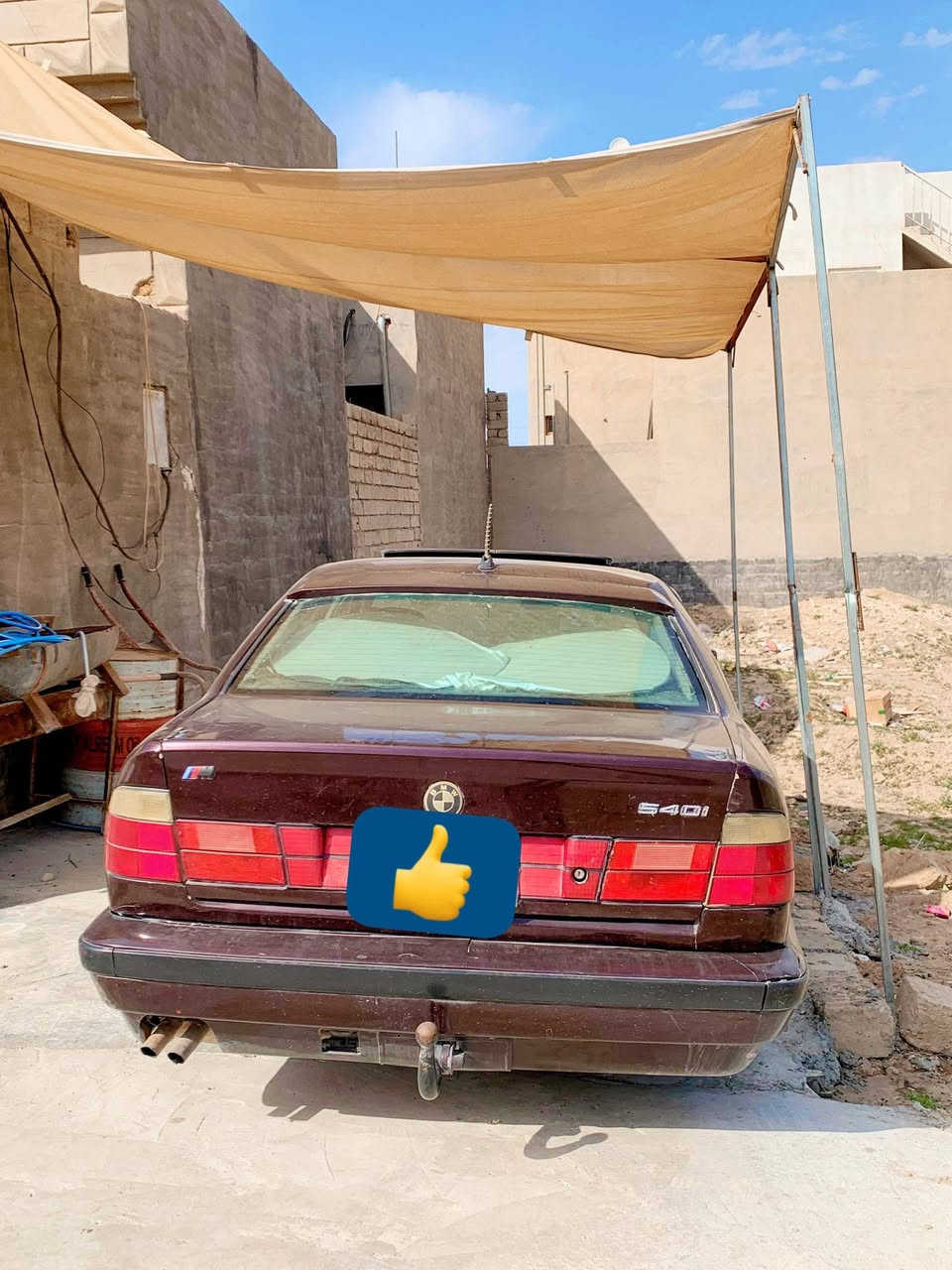 السلام عليكم
BMW 
محرك 3ونص كير ومحرك شرط كهربائيات فتحه سقف كلها شغاله تخم تايرات جدد رقم صلاح الدين الماني السعر 48وبيها مجال الرقم ***********
