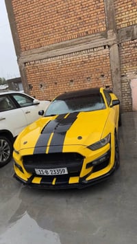 موستنك V6 2015 صبغ 4 قطع ابيعلك حزام  مواصفات ال 6 معروفة  كير مكينه ت...