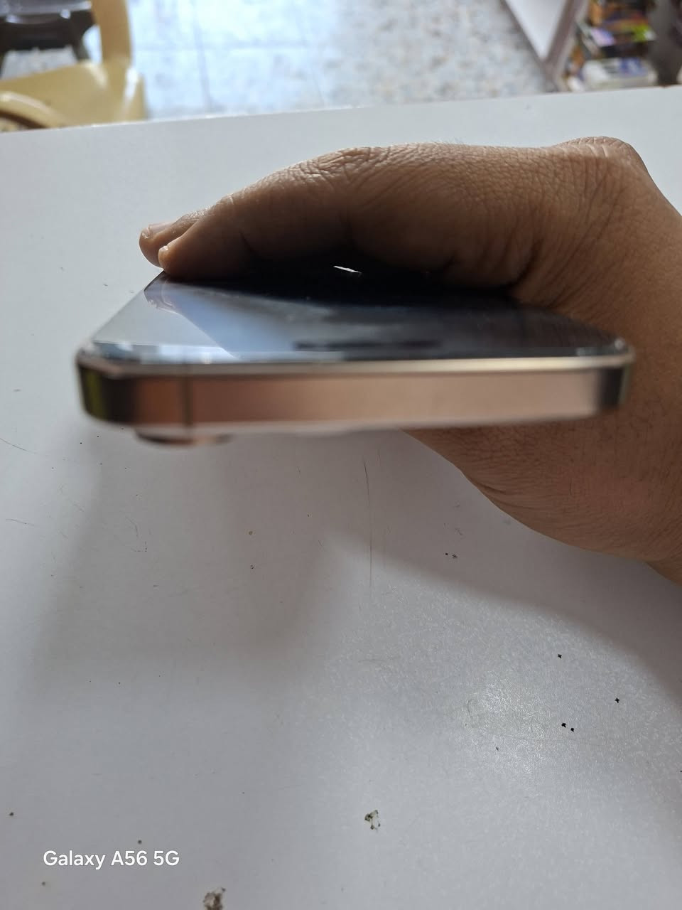 سلام عليكم جهاز 16pro max البيع ذاكرة 256 بطارية 96 مشحون 257. مكان بغداد الشعب الثعالبة 
سعر 1350 وبي مجال 
***********
