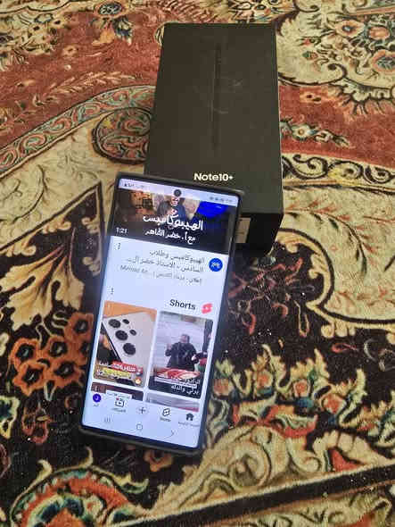 بيع موبايل نوت ١٠ جديد مبدل بي بس شاشه اصليه مال شركه سعر ٣٥٠ الف موبايل ***********
