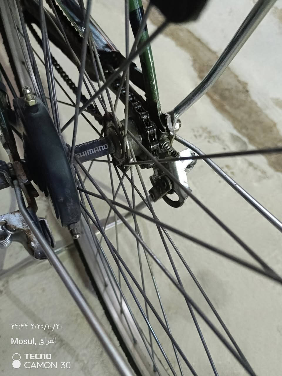 ا
السلام عليكم 
بيسكل عبد الحليم للبيع 
نوع الشركه فورماج 👌
بيسكل كامل مكمل بس بي بل بايدر صجم مكسر موضح بل فيديو يكلف 10 الاف دينار . وبي شبر صبخ بل لشه.؛بعد كلشي بي شرط 
بيسكل مال روحه وجيه حيل مرتب
والسعر حيل مناسب 30 قفلو ٢٩ ما ابيع
موجود بل خاص وموجود عل هذا الرقم ***********
العلوان موصل جانب الايمن منطقه النبي جرجيس.:

البيسكل هي الفسفوره مال جاملغ انكسرت بس
