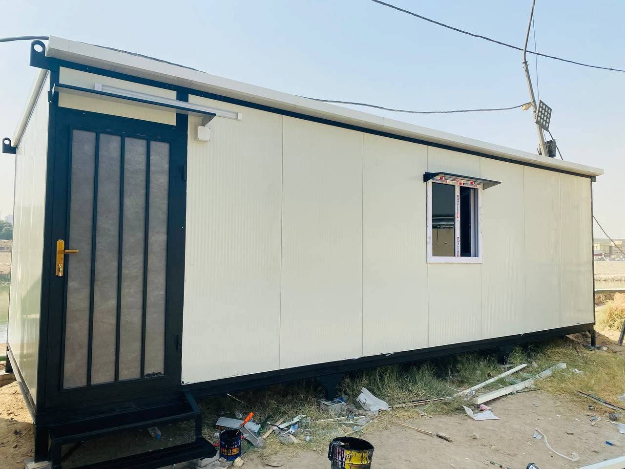 كرفانات جديدة قياس3×6سعر مليون و850
باب وشباك تركي والصحيات🛁 نصنع جميع القياسات
وعمال الموقعي و ضد الحريق  ومعمل PVC للابواب 🚪والشبابيك 🪟العنوان بغداد باب الشيخ
اتصل على الرقم: ***********
