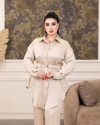 سوت نسائي • حرير اكابري • مقاسات XL XXL 3X