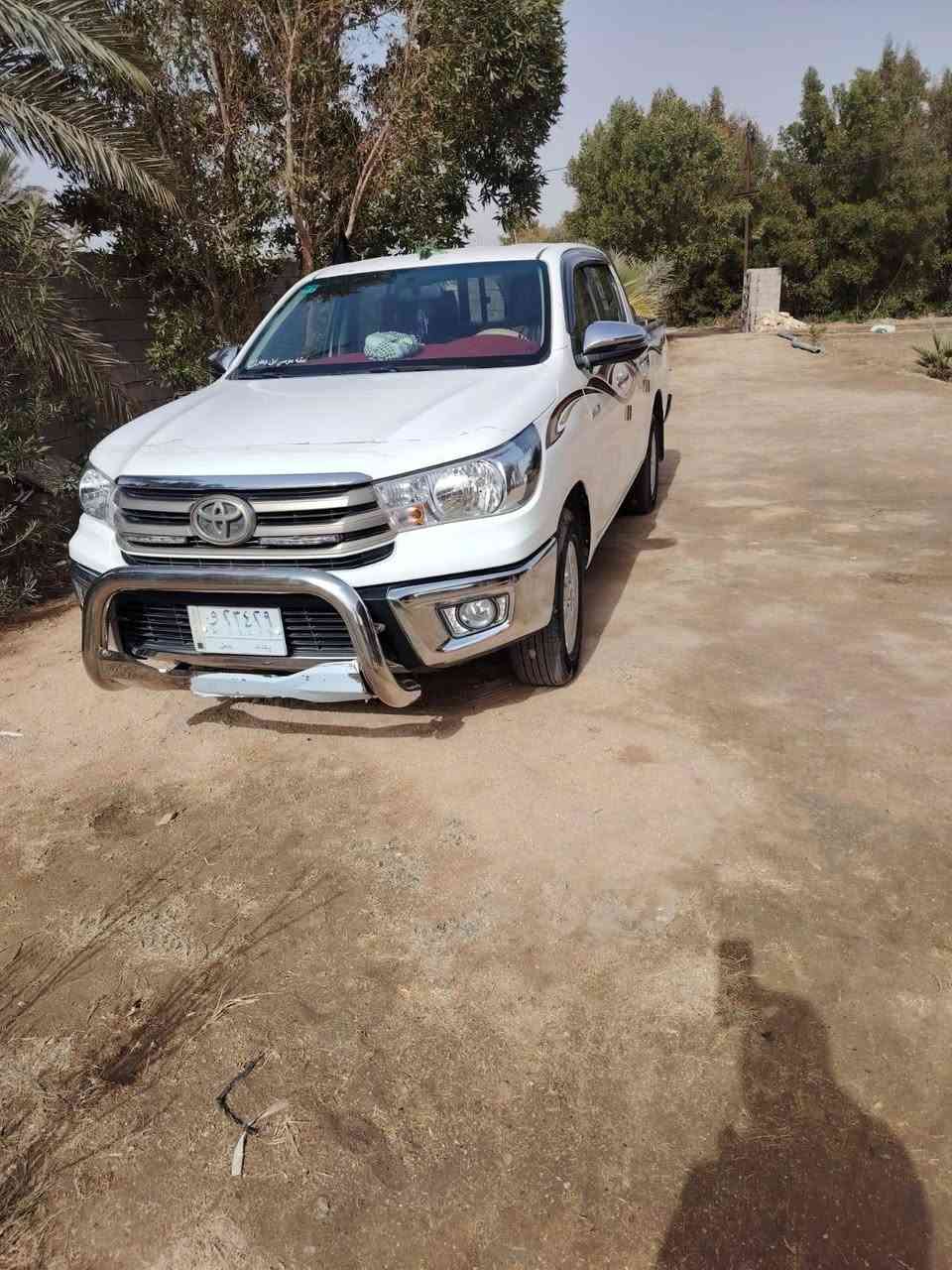 على بركة الله سياره هايلوكس موديل 2024زيرو ماشيه 20فقط كفاله عامه حتى من الشخط سياره مال جناي تواير اربعه شركه  سبير شرط مانازل رقم بغداد بسمي شخصيا السعر 315وبيه مجال للشراي مكاني بابل الحمزه الغربي للئتصال والاستفسار ***********
