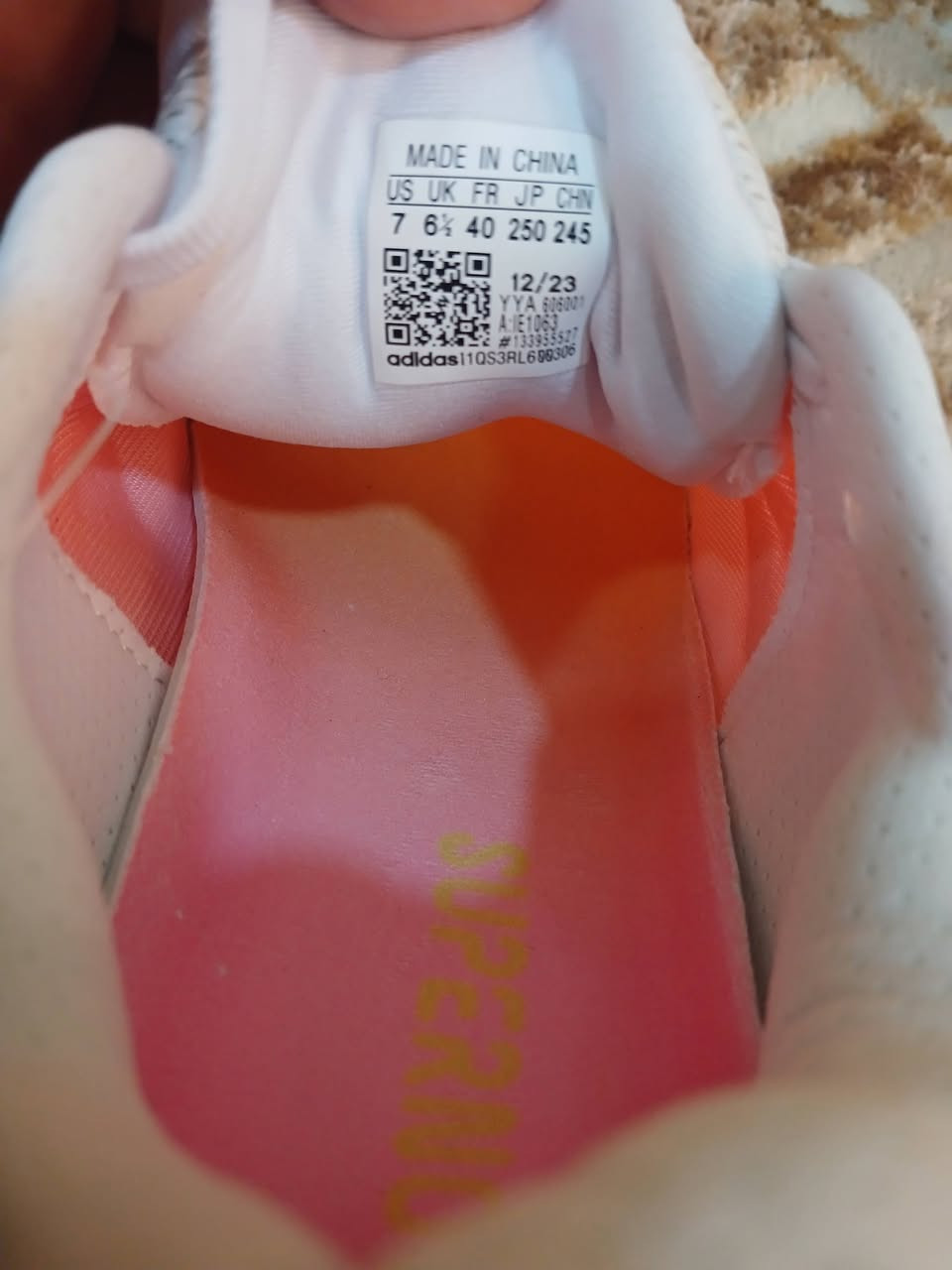 أديداس قياس 40...40 ألف توصيل مجاني


**إذا كنت صاحب هذا الإعلان وتريد حذفه لأي سبب، رجاءا أرسل رسالة إلى الدعم الفني**