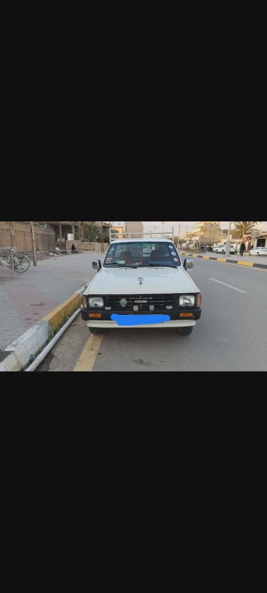 سلام عليكم شباب بيكم هايلكس موديل 85امعمره مناقصهه شي مال جناي تيرات كدام جدد صدر كامل كله جديد عنابير جدد رقم انكليزي بسمي رقمهه ديالى  سنويه 30يله تخلص سعر ٤٥ وبيهه مجال قليل مكاني اديالى كنعان اي استفسار***********
