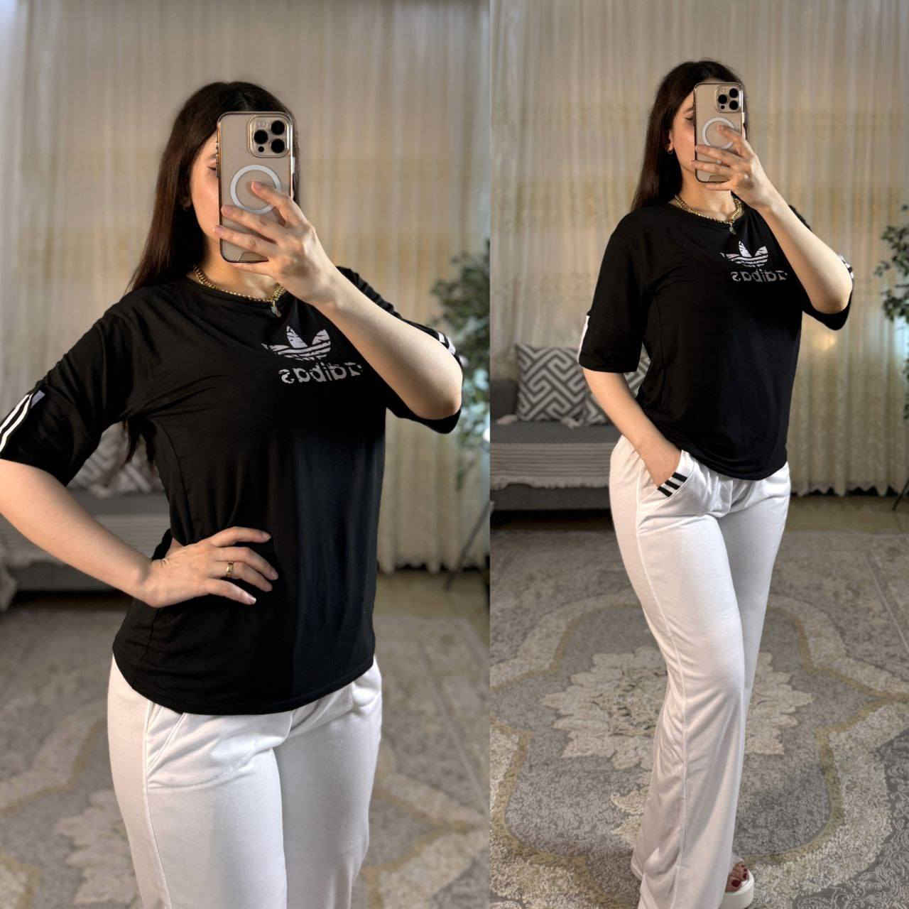 تراك  اديداس 

#تكرار_بالوان_جديدة
 خامة توفيليس + تشيرت زبدة شرط الفحص 

 L. XL. 2XL. 3XL.

متوفر جمله ومفرد 
توصيل جميع محافظات


**إذا كنت صاحب هذا الإعلان وتريد حذفه لأي سبب، رجاءا أرسل رسالة إلى الدعم الفني**