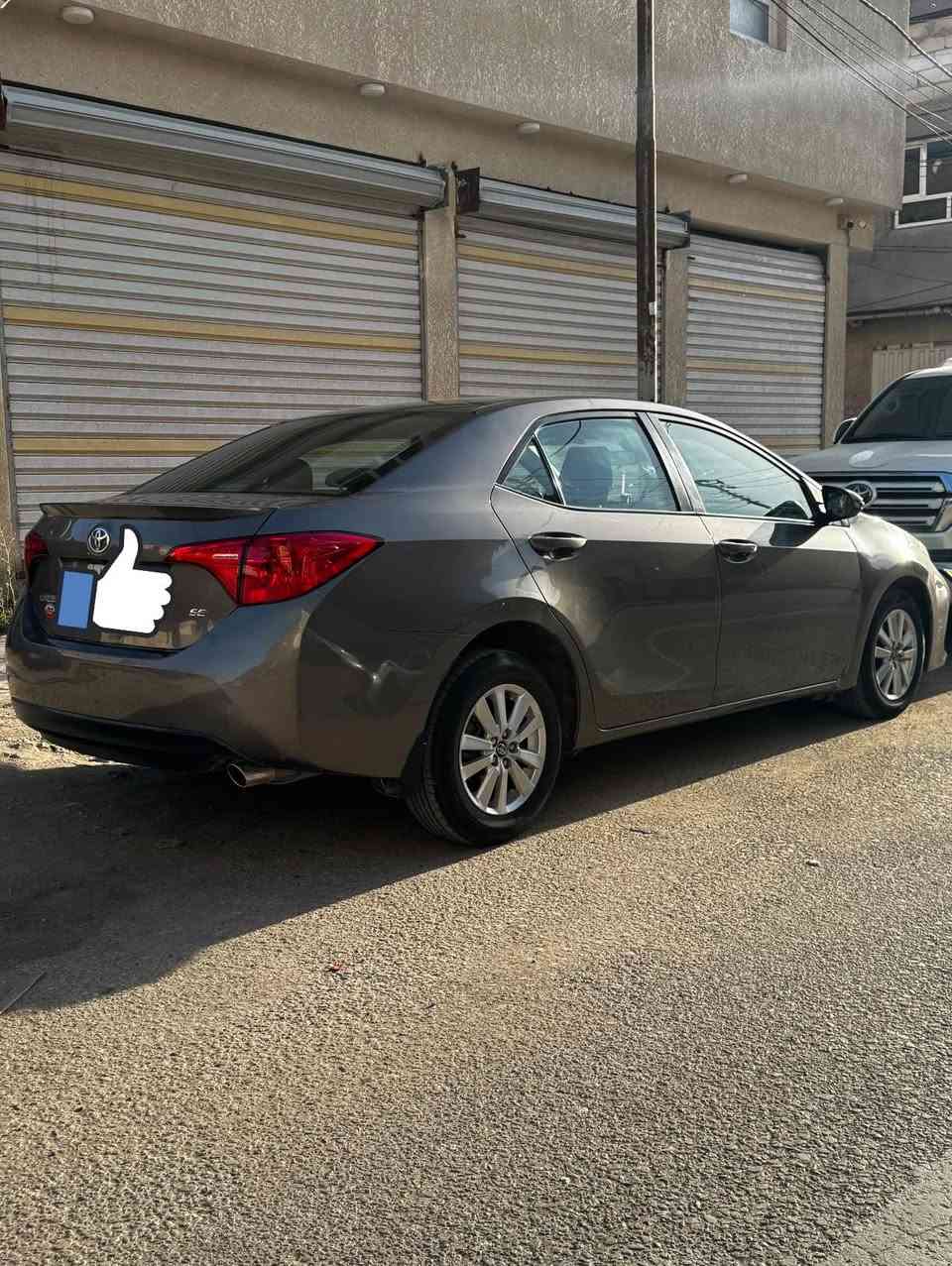 كورلا 2019 se امريكيه
رقم بابل بأسمي 
السيارة بيها قطعتين ضرر جاملغ وبنيد وقطعتين ملاون وهلال
السيارة بدون اي نقص مكاني كربلاء
ماشية ١٠٠ كيلو 
السعر ١٢٥ 
***********
