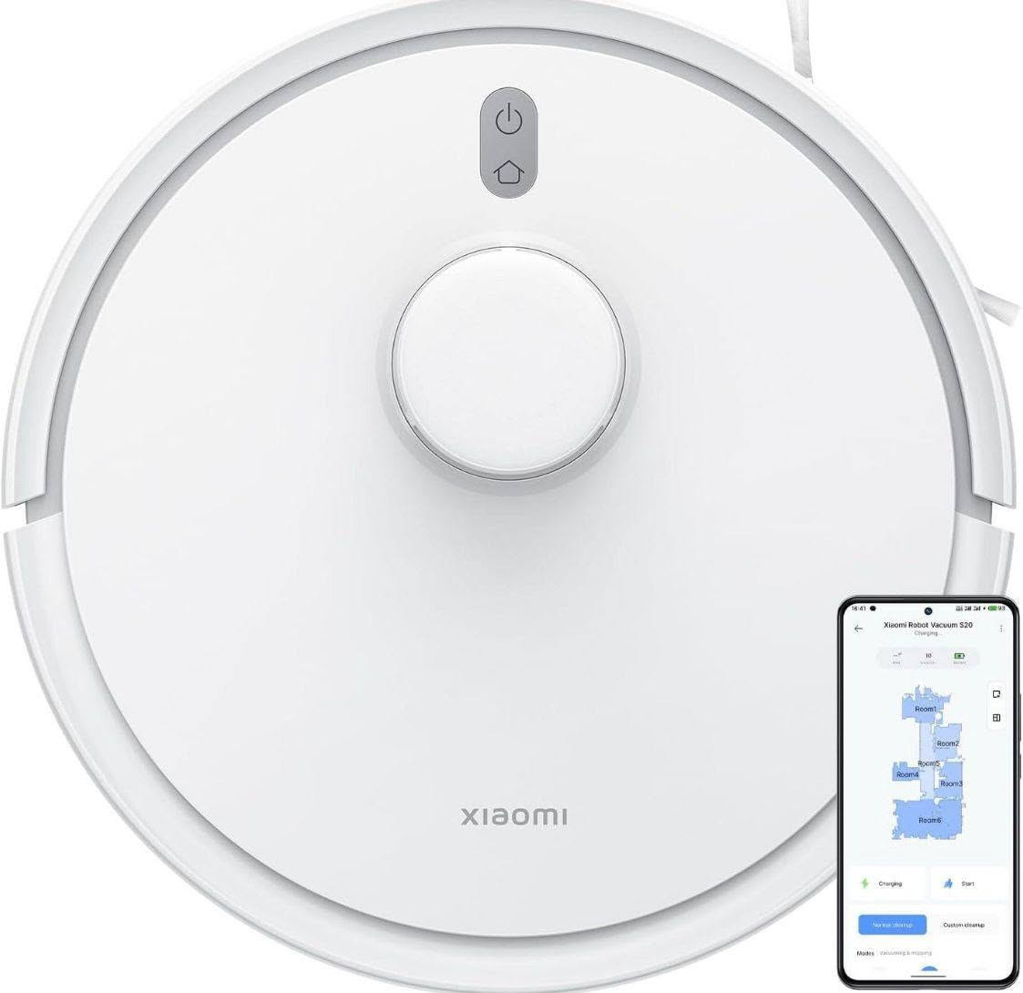 Xiaomi Robot Vacuum S20
(مستخدمه)

مكنسة روبوت ذكية تقوم بكنس الأرضيات، بالاضافه  انها تدعم المسح بالماء أيضاً.

أبرز ميزاتها:

* 🌀 قوة شفط تصل إلى 5000Pa.
* 🗺️ نظام ملاحة بالليزر (Laser Navigation) لرسم خريطة المنزل.
* 🧹 كنس ومسح في جهاز واحد.
* 💧 ثلاثة مستويات لتدفق الماء أثناء المسح.
* 📱 إمكانية التحكم بها عبر تطبيق على الهاتف

سعر الشراء : ٢١٦،٠٠٠
سعر البيع:١٠٠،٠٠٠

مدة الاستخدام:٤ اشهر فقط
(استعمال نظيف)
ملاحظه :شرط الفحص قبل الاستلام


**إذا كنت صاحب هذا الإعلان وتريد حذفه لأي سبب، رجاءا أرسل رسالة إلى الدعم الفني**