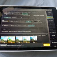 ايباد 8 حالة الوكالة  ببجي ٦٠ فريم دون اي لاغ وضمان تجريب  بطارية مبدل...