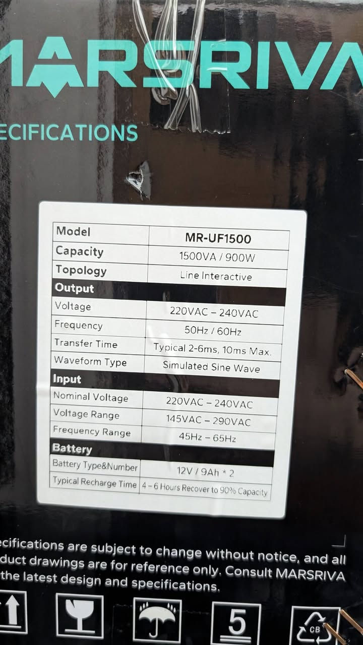 للبيع UPS من شركة Marsriva – 1500/900 واط
الجهاز نادر الاستعمال، استخدمته أقل من شهر على Series S، والشاشة اشتغلت حوالي نص ساعة فقط ويا اللعب.
يجي وياه ضمان سنتين على الجهاز وسنة على البطارية، والبطارية تتبدل مجانًا بالوكالة.
سعر الشراء الأصلي: 105,000 دينار
سعر البيع: 80,000 دينار
وصل الشراء مرفق بالمنشور
شركة Marsriva من الشركات الرائدة، تكدر تبحث وتتأكد بنفسك


**إذا كنت صاحب هذا الإعلان وتريد حذفه لأي سبب، رجاءا أرسل رسالة إلى الدعم الفني**