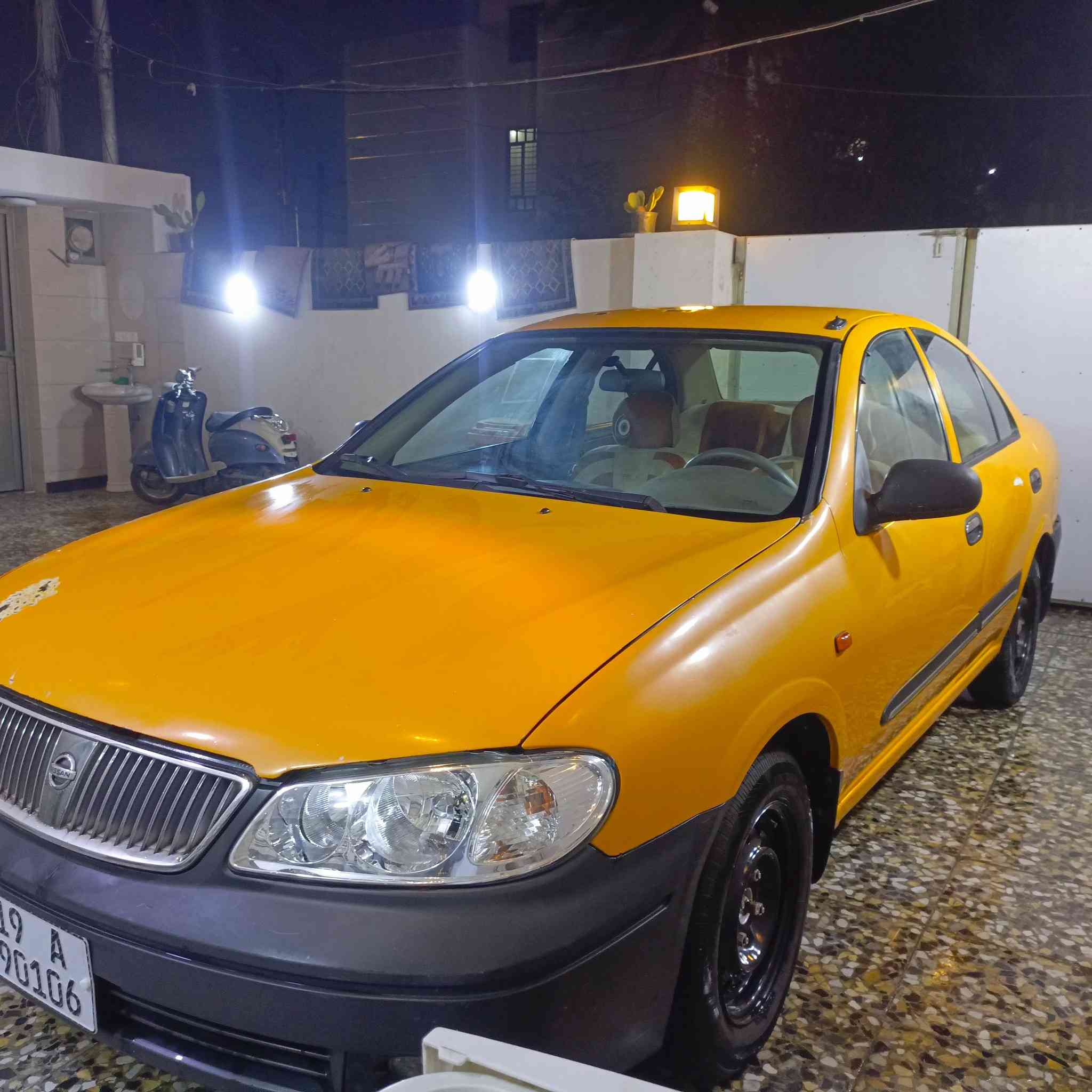 السلام عليكم نيسان صني موديل ٢٠٠٤ بسمي السيارة (خصوصي) كربلاء جديدة تخم تاير وجامع جديدة وباتري ومشط جدد لوحات جدد مميزات موقع السيارة بغداد البياع رقمي ***********
