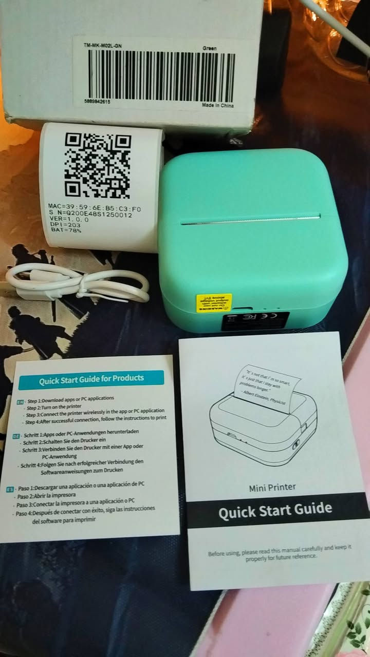 طابعات حرارية شحن وبلوتوث
ماركة فيمو .....القطعتين ٢٥ الف


**إذا كنت صاحب هذا الإعلان وتريد حذفه لأي سبب، رجاءا أرسل رسالة إلى الدعم الفني**