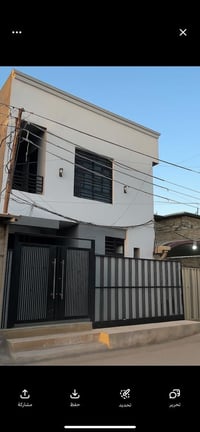 دار  لل ايجار بيت زيرو جديد يحتوي ع طابق الاول استقبال  مطبخ وحمام مشت...