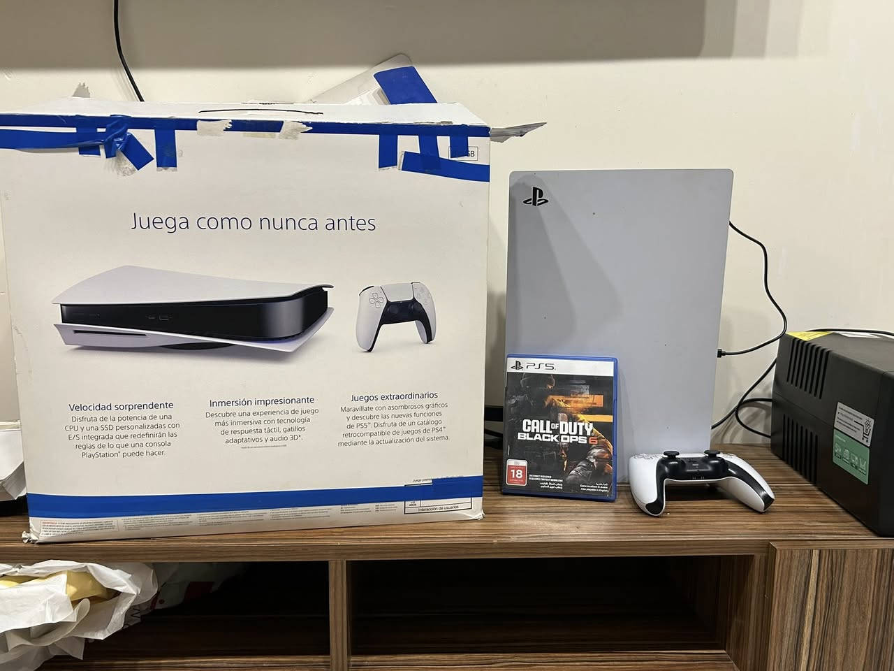 بلي فايف فات 
جهاز كلش نظيف وما مفتوح 
واير HD اصلي 
اليده وحده  اصليه
UBS نوع FARBER
تشغيل اكثر من ساعتين 
ويا قرص Call of duty Black ops 6 
متواجد خاص فقط 
بغداد


**إذا كنت صاحب هذا الإعلان وتريد حذفه لأي سبب، رجاءا أرسل رسالة إلى الدعم الفني**