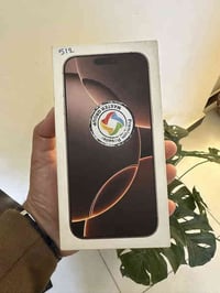 ايفون ١٦ بروماكس ضمان ماستر بعده داخل الضمان ذاكرة 512  انتبه 512  بطا...