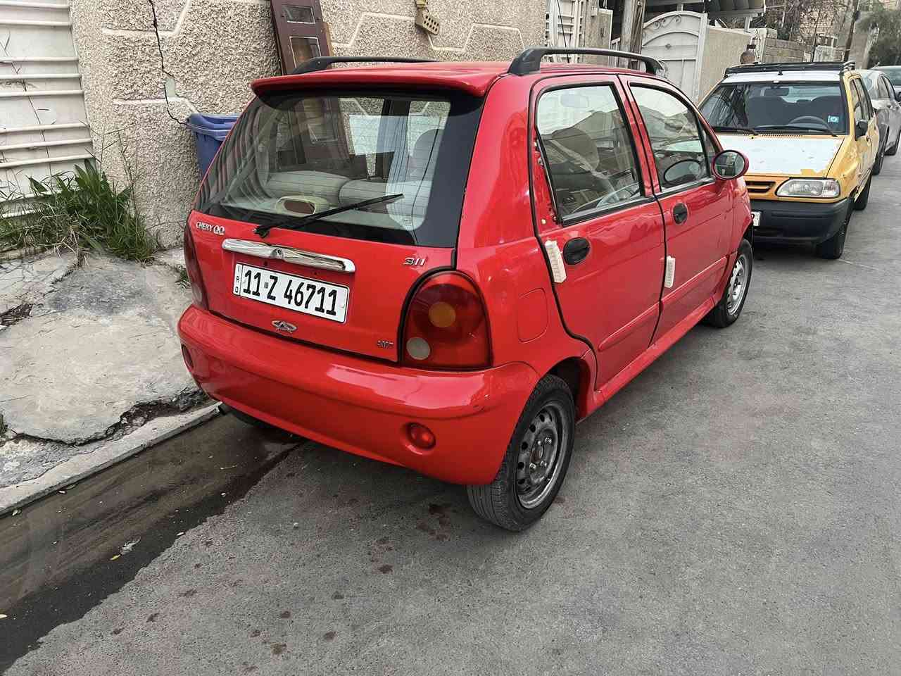 السلام عليكم    كيو كيو  2010 مكفوله مكينه كير اوتو صبغ تبديل عدا الدعاميات وبيه طغه بسيطه جاملغ خلفي تبريد شغال سيارة جاهزه رقم انكليزي بسمنه هزه جديده مكاني بغداد الثعالبة قرب سيطرة الشعب 
للتواصل  ‭   0770 421 8539‬ السعر 28 وبيه مجال
