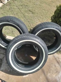 طخم تايرات مستعمل يومين فقط ابو الخط الابيض حجم 14 السعرر 160 وبيها مج...