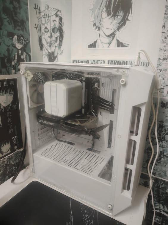 كيس للبيع + كل كراتين موجوده
GPU: ZOTAC RTX 5060TI 8G TWIN EDGE
CPU 15 13400F 
RAM TWINMOS 16G DDR4 3200MHZ
CL16 RGB 
LEXAR M.2 1T 
CASE GAMDIAS AURA GC1 ELITE WH 
PSU GAMDIAS AURA GP650 
CPU COOLER ALSEYE M90 WHITE


**إذا كنت صاحب هذا الإعلان وتريد حذفه لأي سبب، رجاءا أرسل رسالة إلى الدعم الفني**