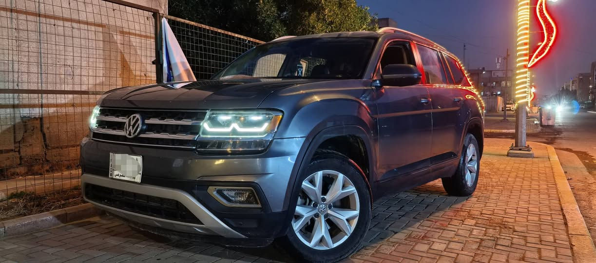 سياره فولكس واكن اطلس 2019
لون فيلي رقم بغداد
ماشيه 72,000km
السياره بيها بابين و جاملغ
السياره ما متعوبه استخدام بسيط
محرك 3600 V6
تايرات تخم كامل جديد ادامه كامله دوريه زيت فقط من الوكاله
العنوان بغداد زيونه
السعر 22,500 وبيها مجال بسيط 
رقم تلفون *********** او ***********
