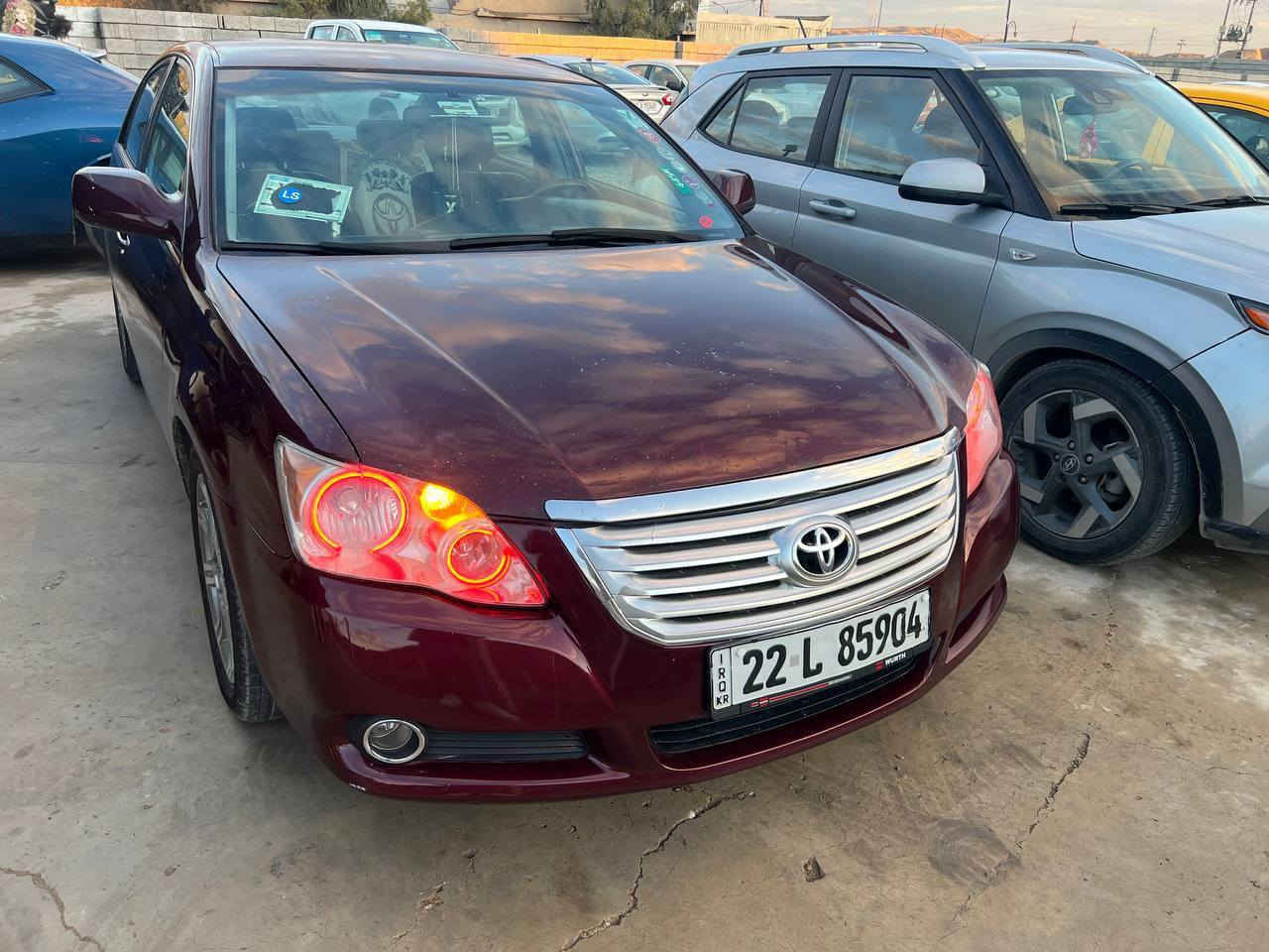 سلام عليكم
 Avalon
موديل2008 
سنويه لحد 2030 باسمي 
كوبون بنزين 
بيها قطعتين بدون دواخل 
بيها مكان صغير بارد باب سكن
سياره مواصفات امريكي 
گير .محرك. تايرات .صدر حداديه بشرط
سعر 125 وبيها مجال للطيبين 
واتساب/ ***********
واتساب/***********

مكان كركوك كركوك, العراق
