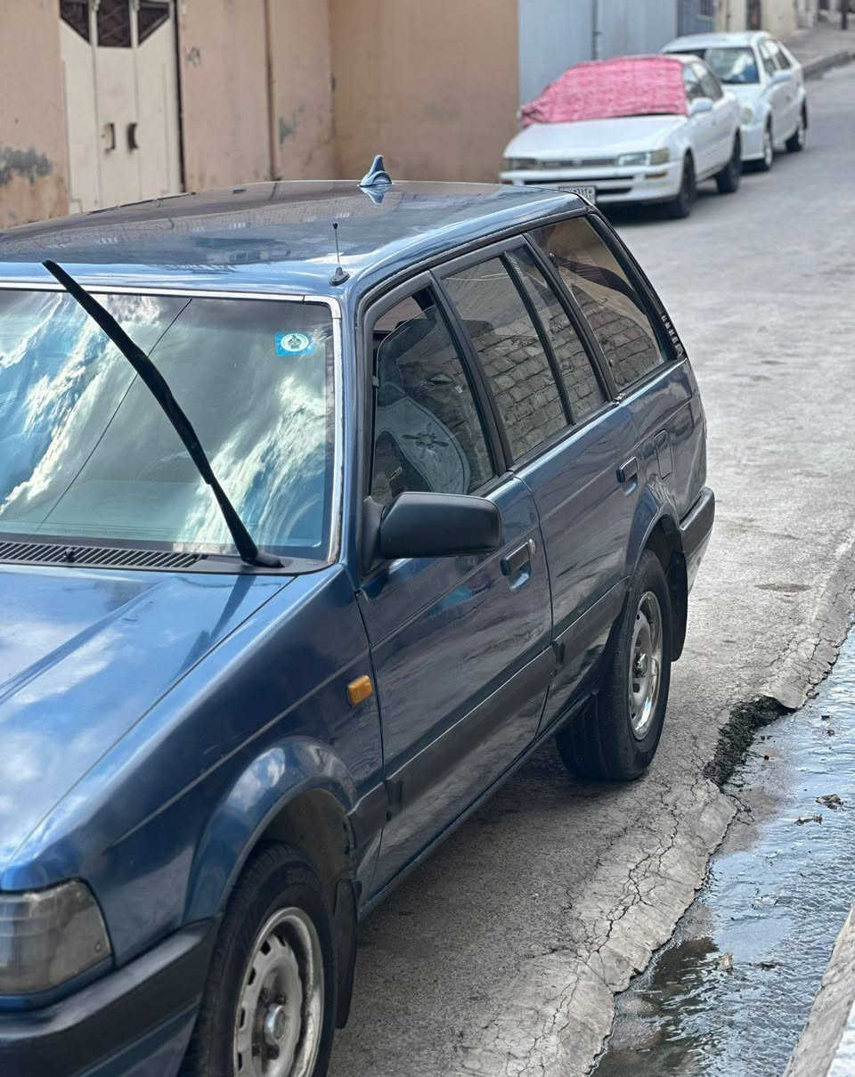 مازدا 323 موديل ( 96 )
مطوزه بسبب الهزه
: هزه جديده :
محرك شرط
طخم تاير نضيف
طخم امامي وخلفي جديد
ستيرن بور 
اني الشرعي
بيها كابون أكتروني
شرط التحويل 
 ( السعر 35 بيها مجال بسيط )
الأستفسار 👇
***********
***********
