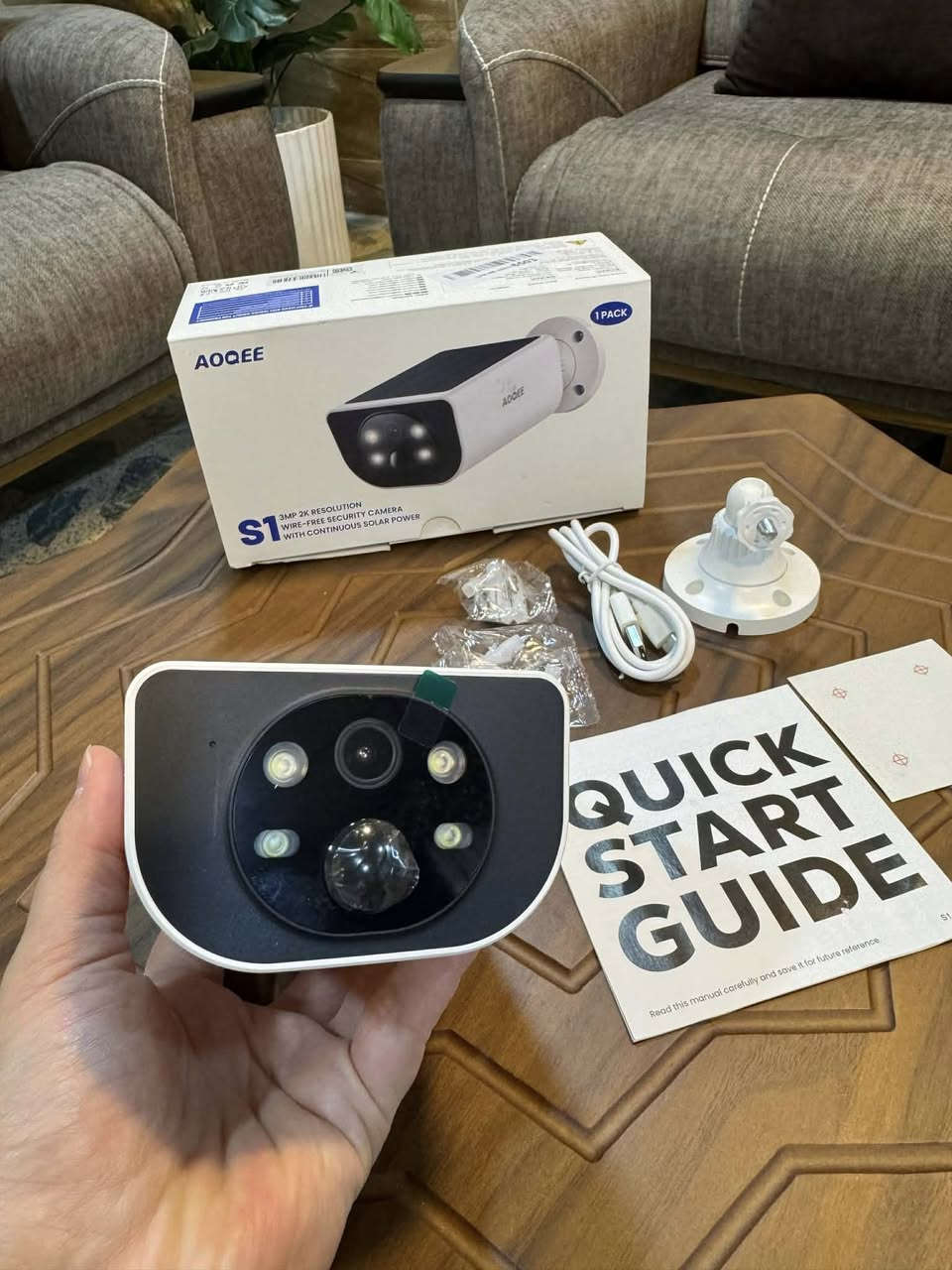 السلام عليكم
كاميرا مراقبة 3ميكا و2K  تعمل على الطاقة الشمسية ضد الماء مع تصوير ليلي ومتحسس حركة شحن تايب سي جديد ما مستخدم كامل ملحقات


**إذا كنت صاحب هذا الإعلان وتريد حذفه لأي سبب، رجاءا أرسل رسالة إلى الدعم الفني**