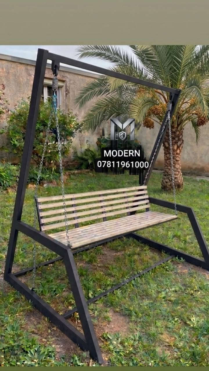 تصاميم فريدة: دائرية، هندسية، وكلاسيكية تناسب كل الأذواق والحدائق
​ نفصل لك التصميم والقياسات بدقة لتناسب مساحتك الخاصة تماماً جسب الطلب
​جودة ومتانة: مواد أولية ممتازة، طلاء مقاوم للعوامل الجوية، وتحمل عالي جداً.
​🏡 اجعل زاوية حديقتك مكاناً ينبض بالراحة والجمال
#مودرن
***********
#ذي_قار_النصر
