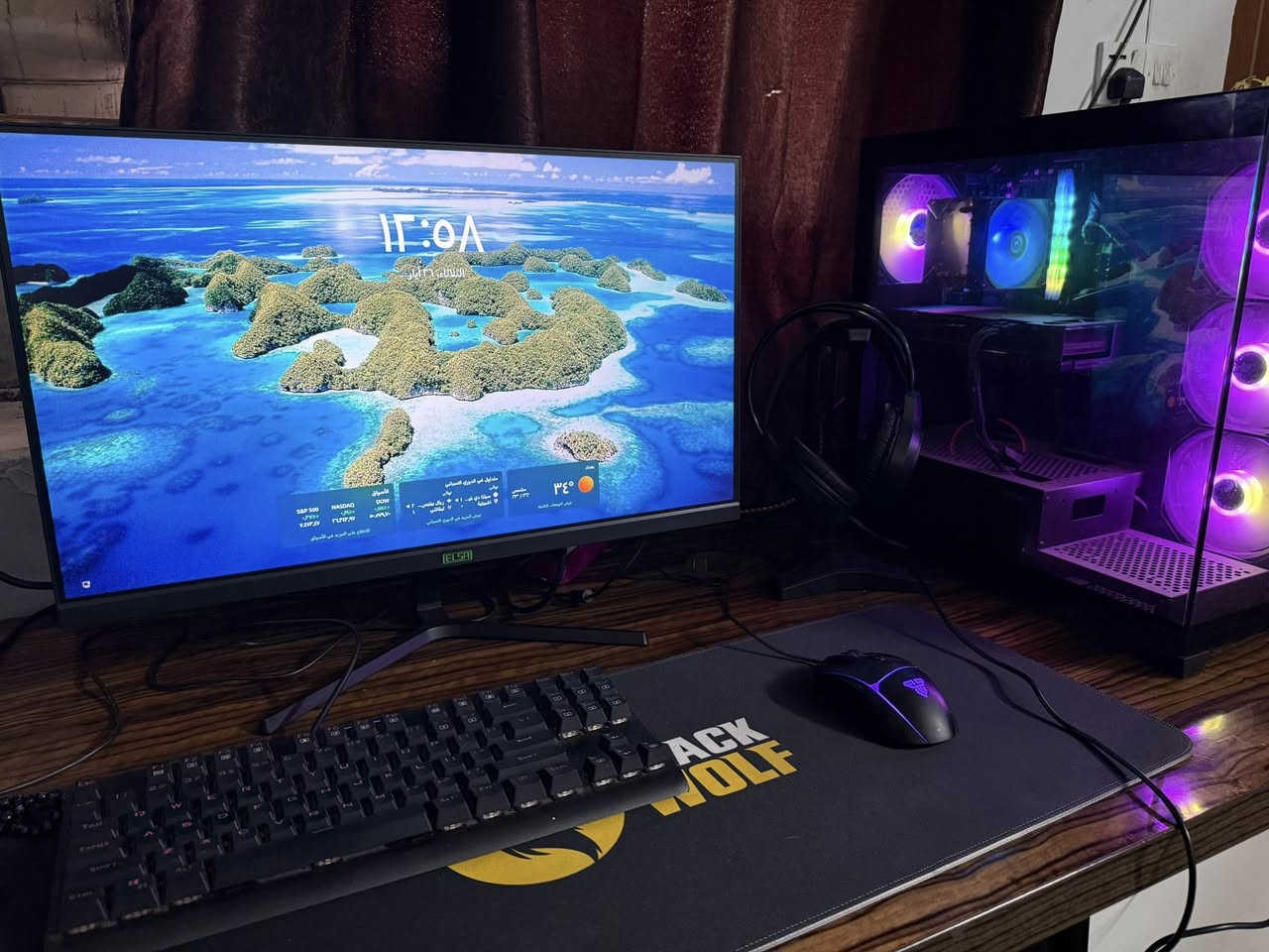 بيسي كيمنك للبيع قيم
CPU: Intel Core i5 12th Generation
* Motherboard: Gigabyte H610M
* RAM: 16GB (2x8GB) ASUS Dual Channel
* GPU: ASUS NVIDIA GeForce RTX 4060 8GB
* Storage: 1TB SSD
* Power Supply: 600W 80+ Bronze PSU
* Case: Gaming PC Case
* Monitor: Elsa 185Hz IPS, 0.5ms Response Time
* Keyboard: Redragon Mechanical Gaming Keyboard


**إذا كنت صاحب هذا الإعلان وتريد حذفه لأي سبب، رجاءا أرسل رسالة إلى الدعم الفني**