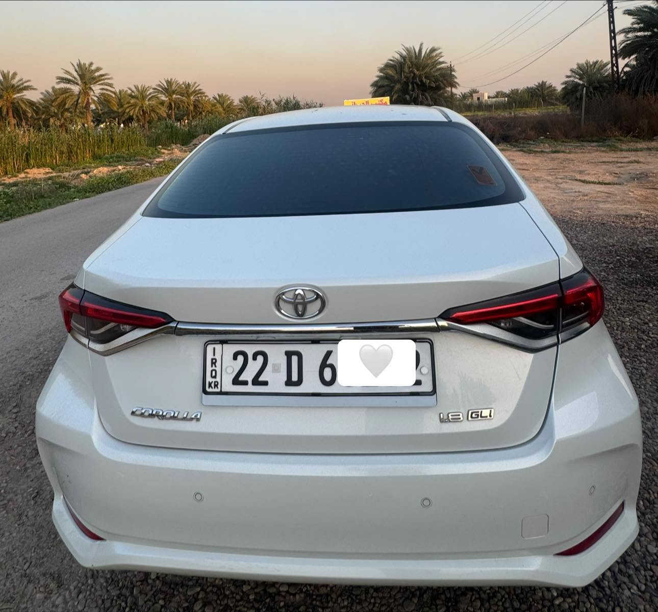 السلام عليكم
للبيع كورولا 2021 ساز ام الضمان رقم اربيل بأسمي السيارة    بيه بارد سونار موجود  مال بيت سياره  ماشية 35 السيارة جديدة وعلى وضع الشركة 
مواصفات السيارة :
عداد ديجيتال 
حساس امامي خلفي
كاميرا 
شاشة ابل كاربلاي وأندرويد أوتو
مري شفط 
مرايا تعتيم
السعر 16200$
رقم الهاتف ***********
مكان السيارة بغداد الشعلة تجي شوفه احلى من صور
