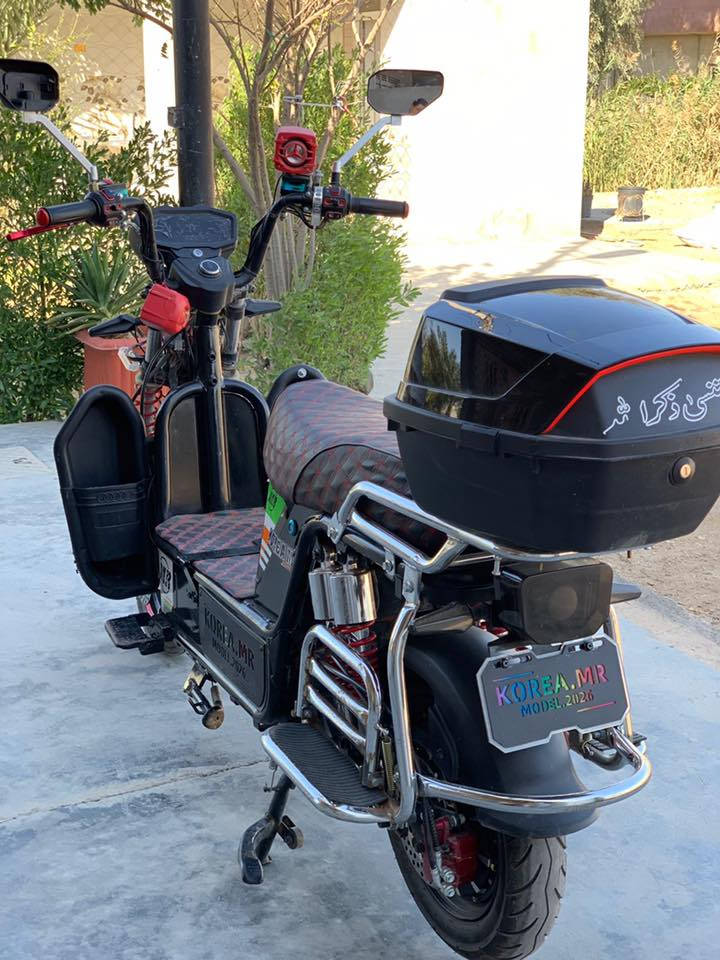 سلام عليكم دراجه شحن للبيع دراجه قبل شهر اخذتها دراجه كلش نضيفه سعر ٧٥٠وبيها مجال تواصل وتساب ***********

بطاريه عدد 6 بطاريه 38 مبير
ملف نحاس
ملف 3000@
