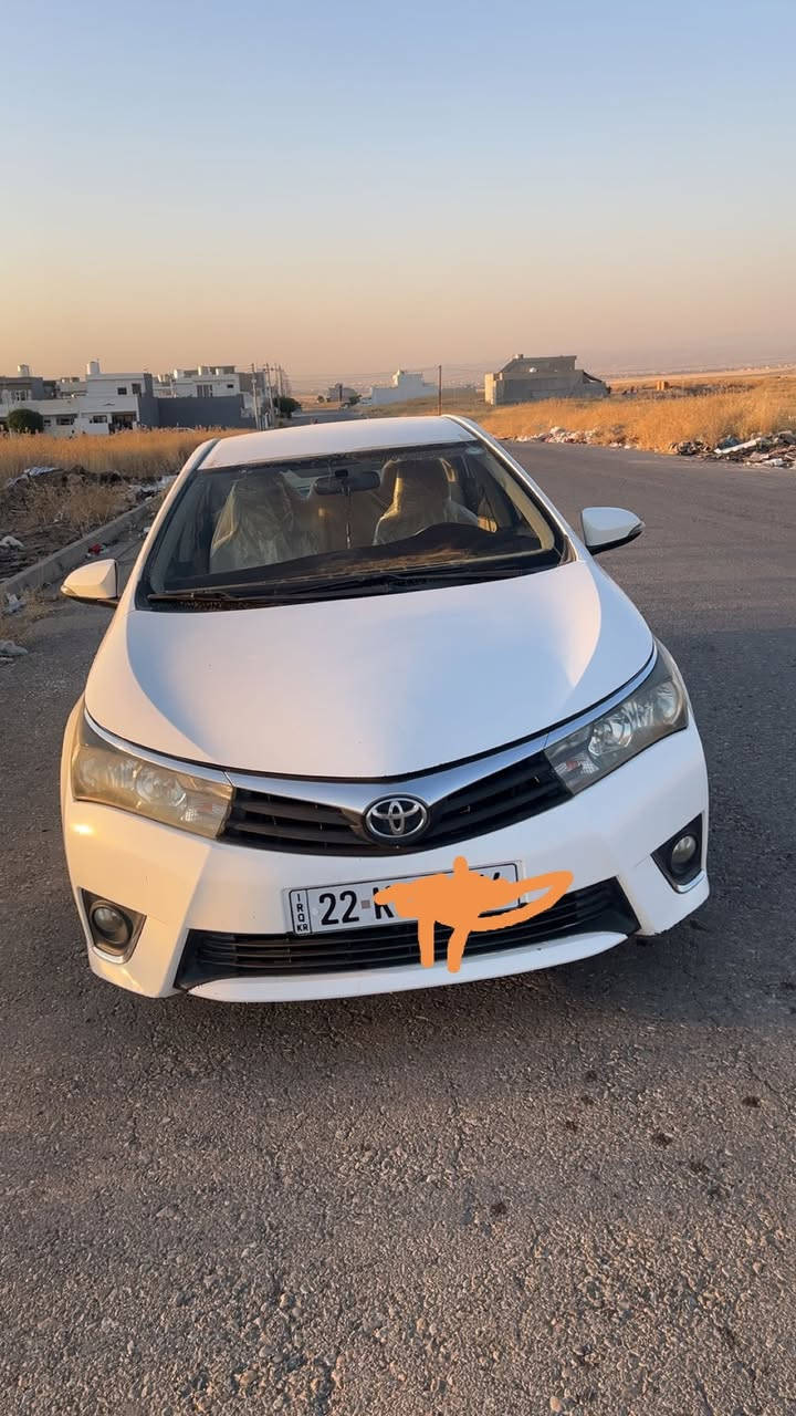 كورلا ٢٠١٤ خليجي محرك ١٦ ماشيه ١٣٠ ميل رقام جديده هزه جديده سياره بعدها ع وضع الشركه مكفوله من صبغ وتبديل والحدث بي شويه بارده بالدعاميه الخلفيه سعر ١٣٣ وبيه مجال الطيبين مكاني أربيل ***********

