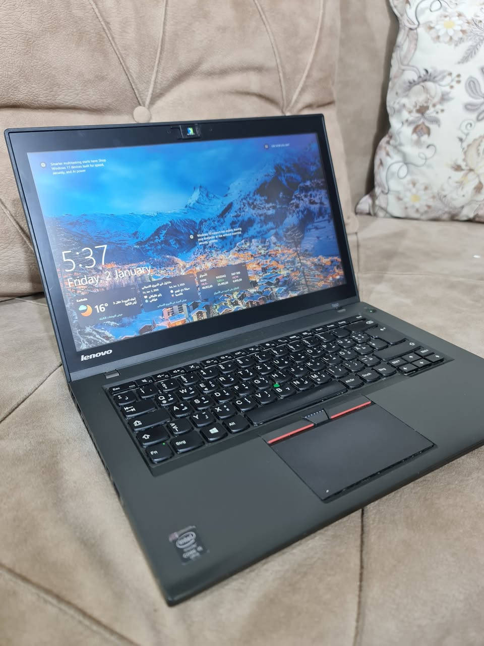 للبيع: Lenovo T450 – شاشة لمس

بسعر 100 الف بسسسس 

 المواصفات:

الشاشة: 14 بوصة يعني شاشة واسعة / شاشة لمس 

المعالج: Intel Core i5-5300U  ( جيل خامس)

الرام: 8GB نوع DDR3

التخزين: 500GB HDD

كرت الشاشة: Intel HD 5500

صوت : دبل سماعة 

النظام: وندوز 10 برو

حالة الجهاز:

جهة منفذ  الشحن راخيه  بس يشحن طبيعي < موضح بالصور< 

البطارية  تظل حوالي ساعة 

اذا بدلتها ترجع تظل ساعات

يأتي مع شاحنة  + جنطة 

سعر 100 الف قفل 

لا تعامل ترا اللي بهذا السعر يبعونها عطلانات

يتوفر توصيل الى كل محافضات العراق 10


**إذا كنت صاحب هذا الإعلان وتريد حذفه لأي سبب، رجاءا أرسل رسالة إلى الدعم الفني**