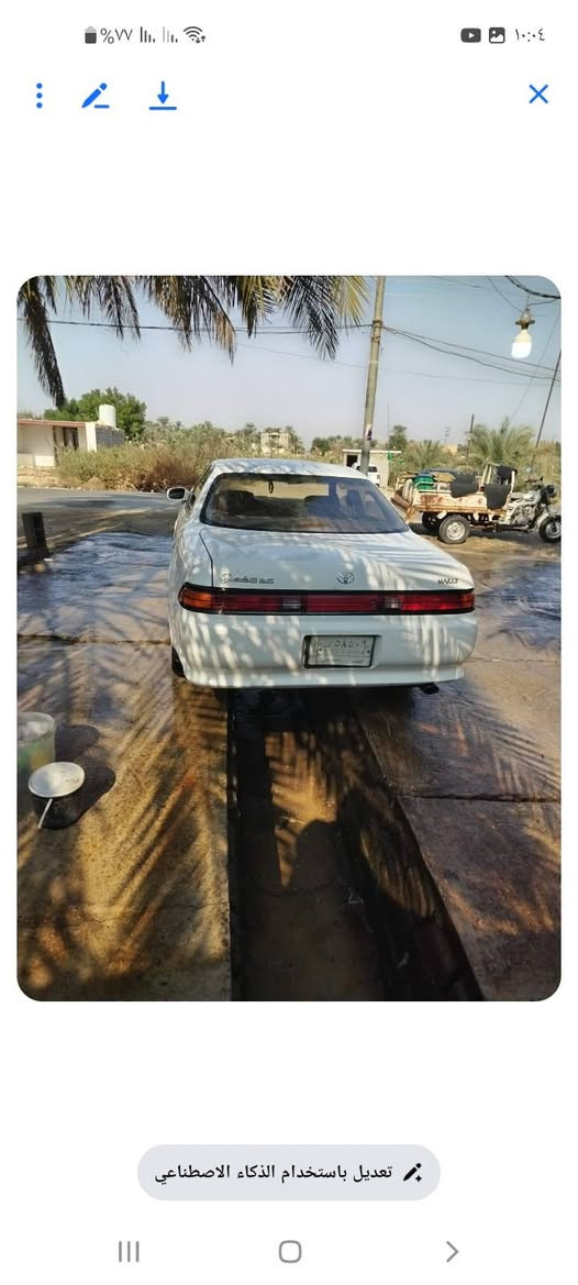 سلام عليكم سياره مارك نفخ سياره جاهزه مكينه بيه ضعف كير توني شده حداديه 80 بلميه سياره بسمي مكان سياره ناصريه سوك شيوخ *********** السعر 60  وبيها مجال
