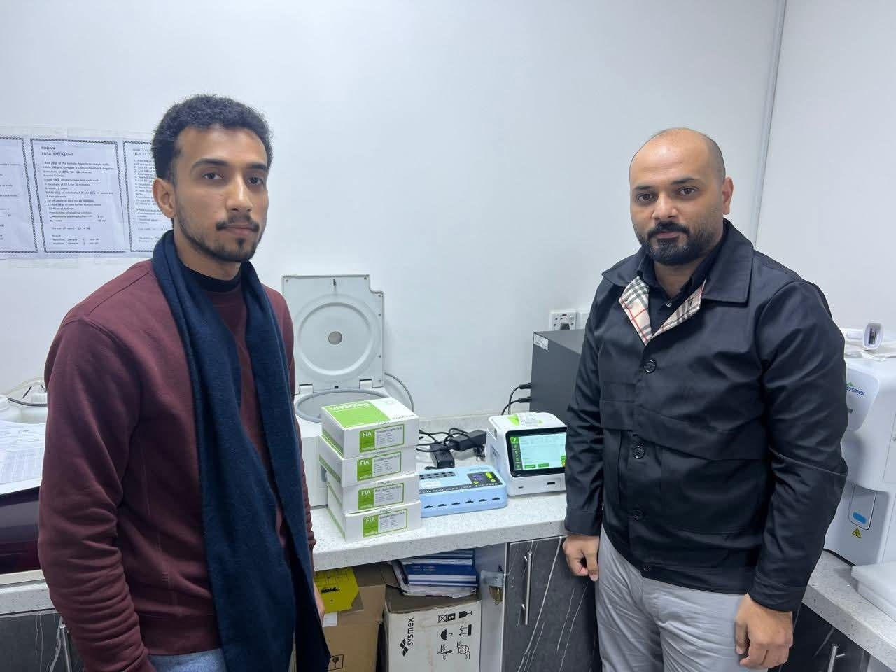 لله الحمد يعلن مكتب الميزان العلمي للاجهزة والتجهيزات المختبرية عن بدء سلسلة تنصيبات لجهاز الهرمونات (VIVA CHEK) في مستشفيات عاصمتنا الحبيبة بغداد وتحديداً بقاطع الرصافة و مستشفى الكندي هو البداية الاولى .. 💚

مكتب الميزان عنوان الجودة والثقة 
في توفير احدث الاجهزة المختبرية .. 🔬

للحجز والاستفسار على الصفحة او الواتساب :
***********
 https://wa.me/message/B24KGZIX264UC1
