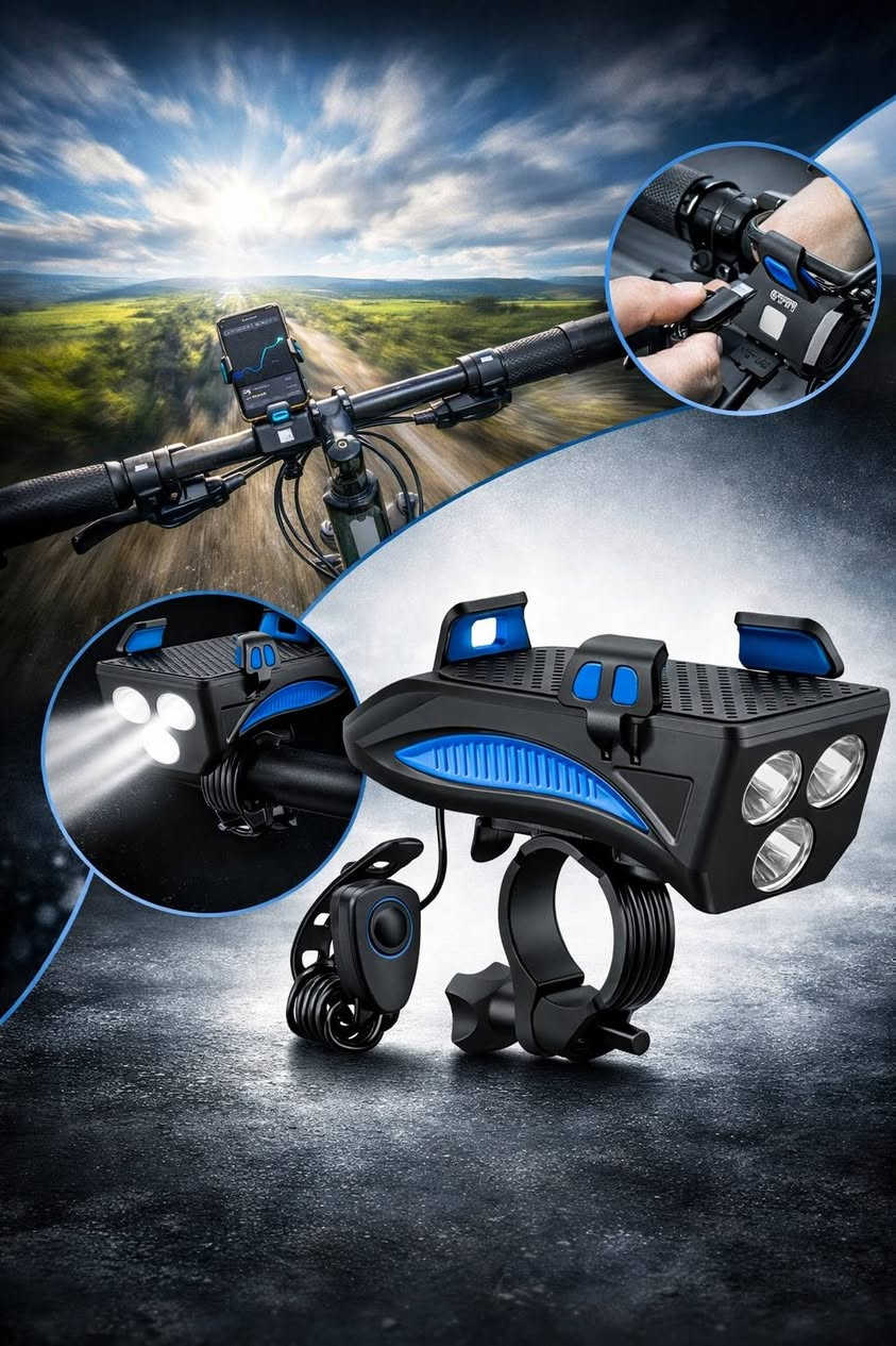 🚴‍♂️🔊 مصباح دراجة قوي مع بوق 130 ديسيبل وحامل هاتف قابل للتعديل 📱
بطارية 5–10 ساعات وأنماط إضاءة متعددة ✨
تصميم مدمج وعملي لركوب آمن وممتع! 💪


**إذا كنت صاحب هذا الإعلان وتريد حذفه لأي سبب، رجاءا أرسل رسالة إلى الدعم الفني**