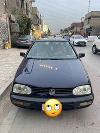 سيارة كولف مديل 1995 بغداد رقم الاماني سنويه ما صاقطه مصبوغه عام السيا...