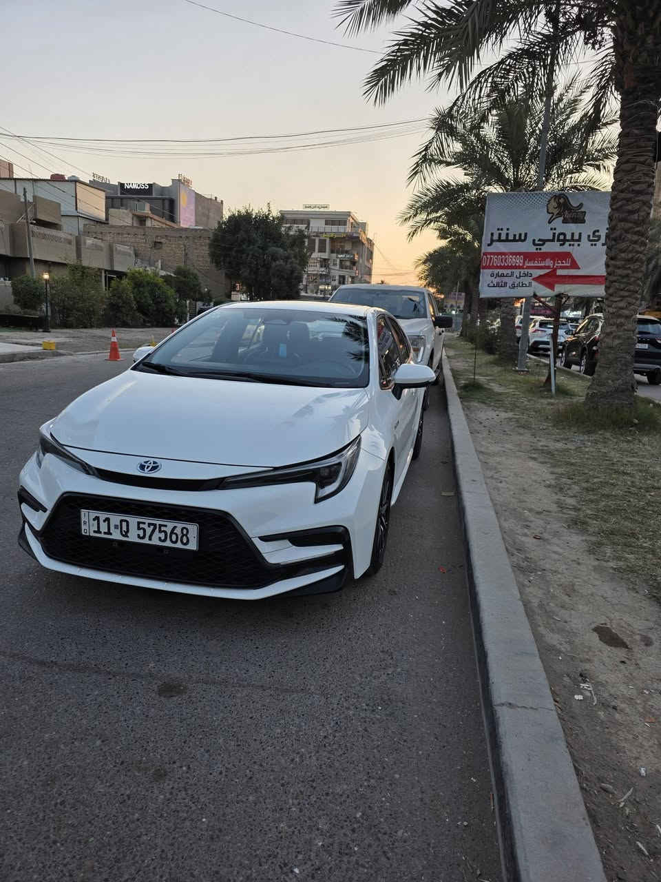 ‏السلام عليكم للبيع كورلا 2024 ليفن فول مواصفات 
‏شكل امريكي  مواصفات s
‏بصمه 
‏فتحه
‏كشنات جلد  كشن كهرباء
‏اوتو هولد سايد بريك 
‏رادار امامي مثبت سرعة تحديد مسار
‏ماشيه 47لف رقم بغداد بسمي تحويل مباشر 
‏السياره جدا نظيفه ومابيها اي نقص مكفوله
‏السعر 155 وبيها مجال للشراي مكان السياره بغداد السيديه للاستفسار ***********
