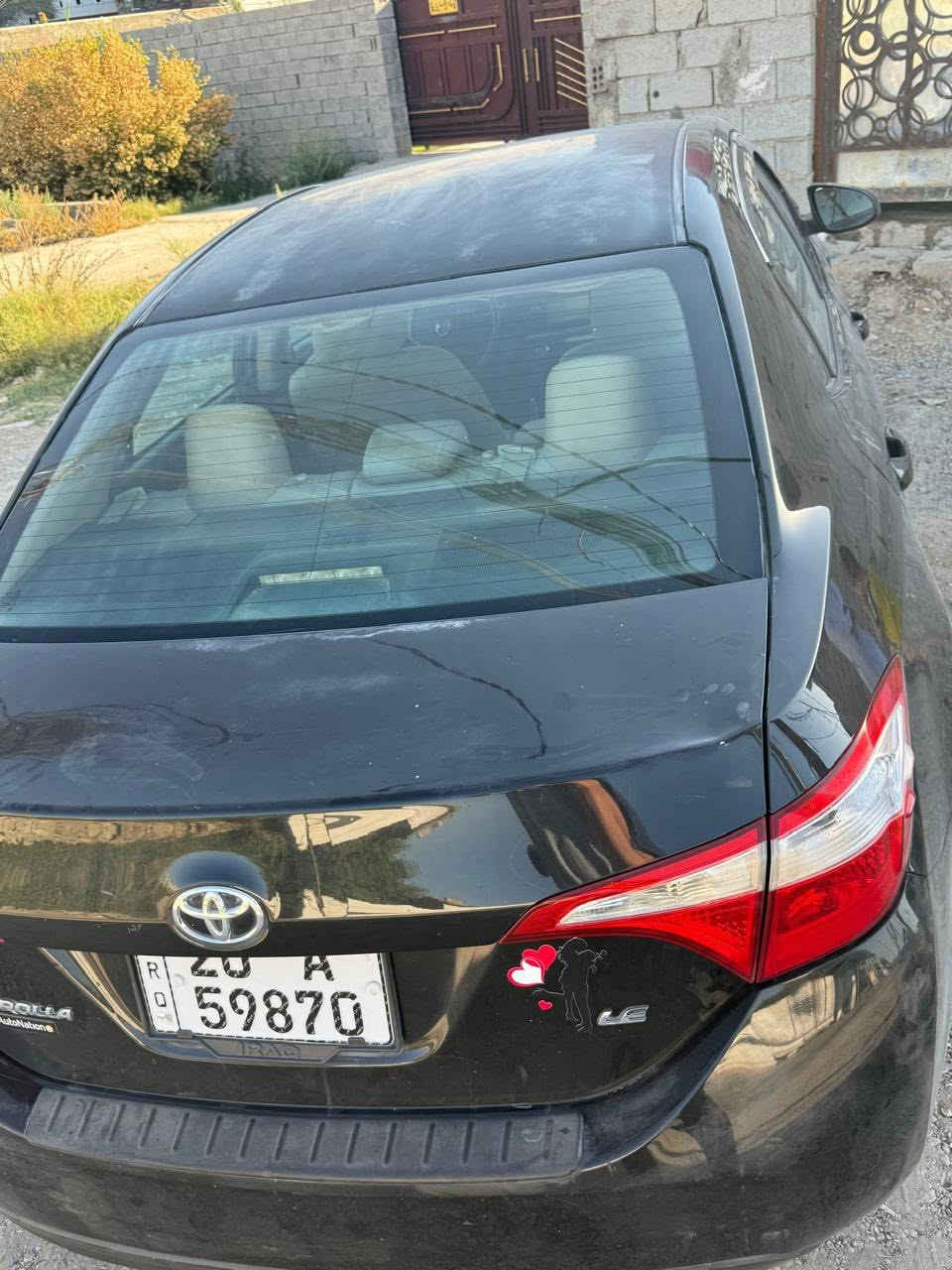 كورولا  215بدون حادث  بدون صبغ وبيها  سونار
كلشي جديد بيها سنوية   وهزة وجان مخلي عليها جادر بيها جراد مكاني بعقوبة السعر 108وبيها  مجال ***********
