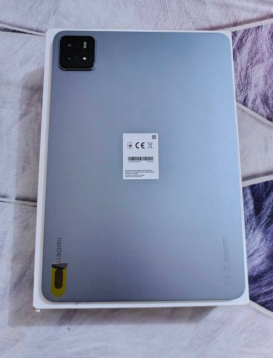 توفر mi pad 6s pro للبيع مواصفات الجهاز
ذاكره: 512 
رام: 16
معالج: snapdragon 8 gen 2
حجم شاشه:  12.4 
بطاريه:  10000
شاحن: 120W
الجهاز أخو جديد شرط استعمال قليل 
مع كفر 
سعره 575 بيه مجال لشراي 
مكاني سماوه 
لاستفسار ***********
