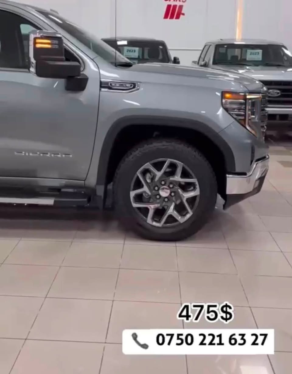 GMC-sierra -Denali موديل -2023
محرك V8-6200
سعر /475$
كلين تايتل 
فول فول مواصفات 
ماشي 11000 mi
عنوان اربيل 
اتصال-***********_***********
