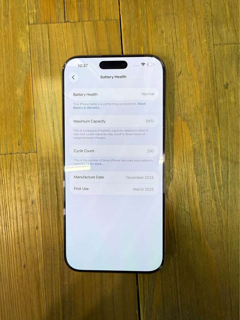 16 pro max 
256 GB
1sim card battery 🔋 94
کامل ئەشیا
لۆک لۆکە بێ شوخت
زەمانی 4مانگی تیاماوە 
ناونیشان
وەرشە و مۆبایلی ڕەوەند 
سلێمانی شەقامی پیرەمێرد📍
***********
نرخی ٨٨٥$ السليمانية, العراق
