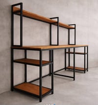 رف جداري / مكتب عصري – تصميم مودرن فاخر حوّل مساحتك إلى مكان أنيق ومرت...