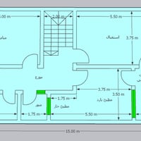 تصميم مخطط 120 م حسب طلب الزبون  _____________________________________...